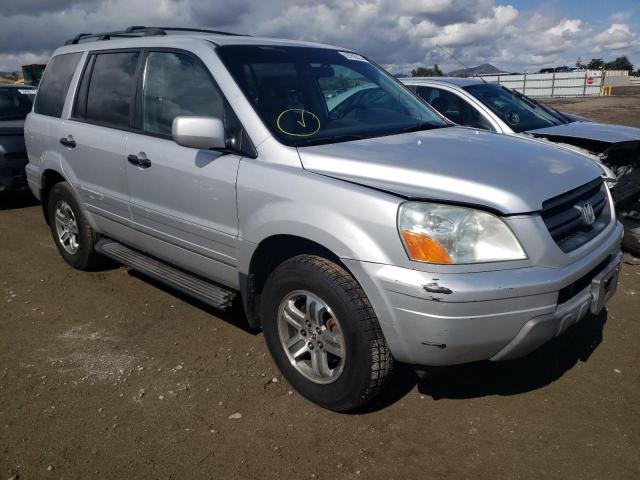 HONDA PILOT EXL 2004 with VIN 2HKYF18774H565010 - Photo from auction