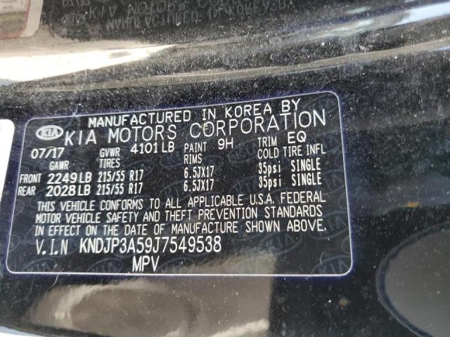 Photo 10 from auction – 2018 KIA SOUL + with VIN KNDJP3A59J7549538