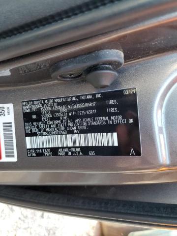 Photo 10 from auction – 2021 TOYOTA SIENNA XLE with VIN 5TDYRKECXMS032660
