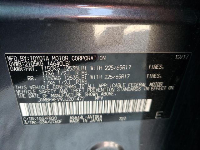 Photo 10 from auction – 2018 TOYOTA RAV4 LE with VIN JTMBFREV9JJ201472