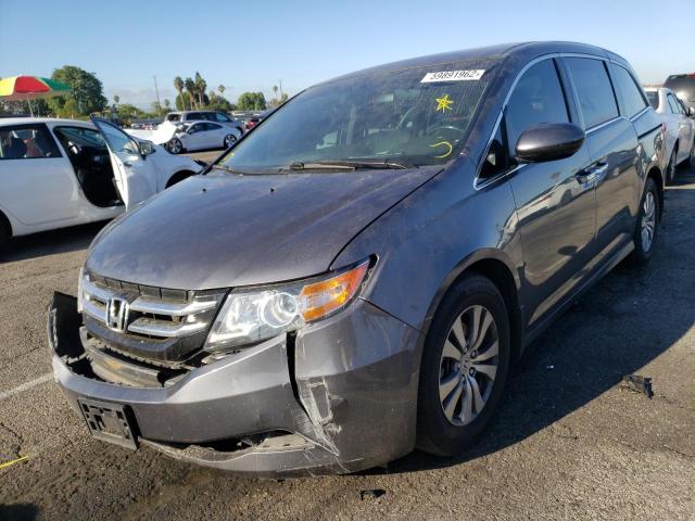 Photo 2 from auction – 2017 HONDA ODYSSEY EX with VIN 5FNRL5H68HB010955