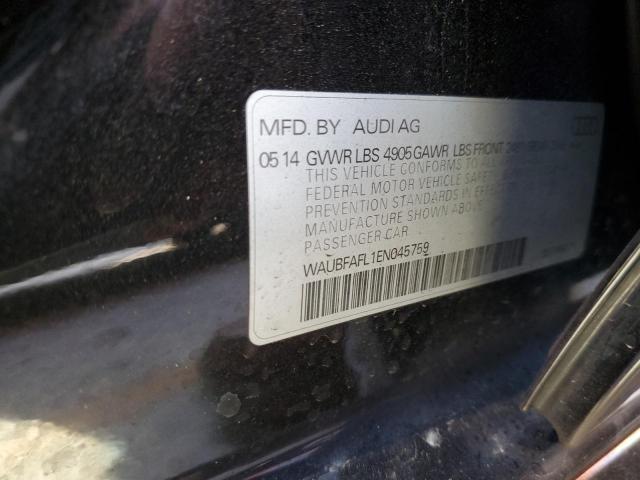 Photo 10 from auction – 2014 AUDI A4 PREMIUM with VIN WAUBFAFL1EN045759