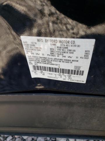 Photo 10 from auction – 2019 FORD EXPLORER X with VIN 1FM5K7D83KGB01211