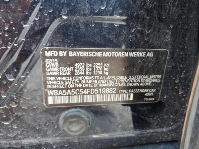 Photo 10 from auction – 2015 BMW 528 I with VIN WBA5A5C54FD519882