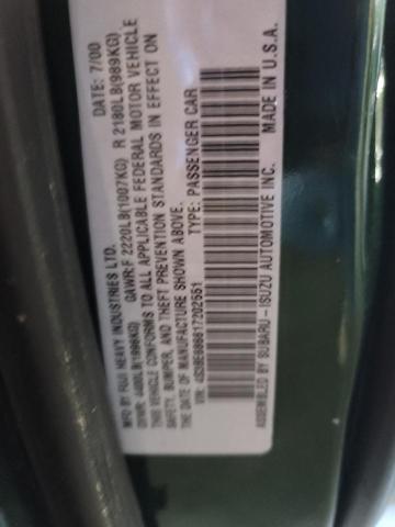 Photo 10 from auction – 2001 SUBARU LEGACY OUT with VIN 4S3BE686617202551
