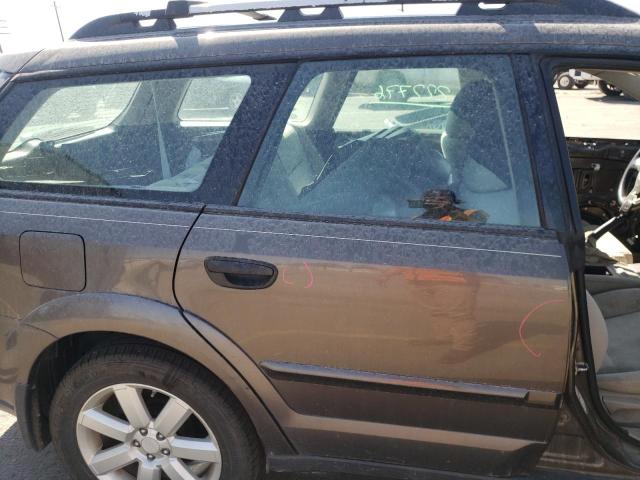 Photo 6 from auction – 2008 SUBARU OUTBACK 2. with VIN 4S4BP61C587349301