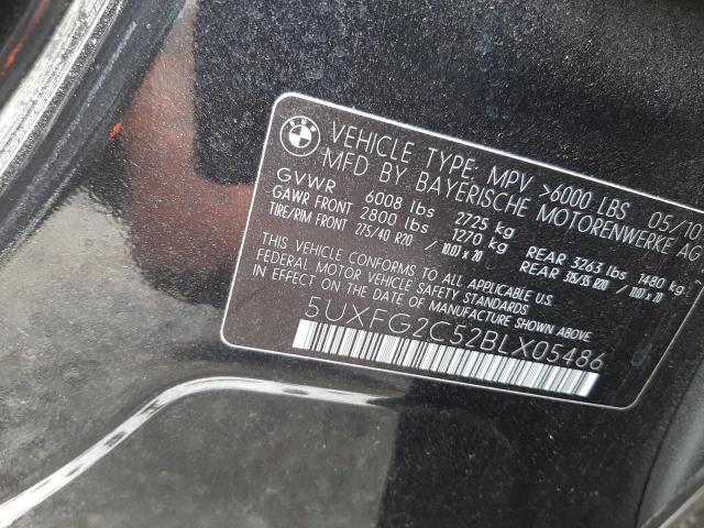 Photo 10 from auction – 2011 BMW X6 XDRIVE3 with VIN 5UXFG2C52BLX05486