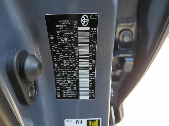 Photo 10 from auction – 2022 TOYOTA COROLLA LE with VIN 5YFEPMAE7NP330086