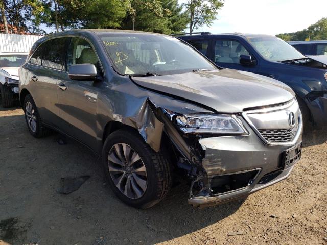 ACURA MDX TECHNO 2014 with VIN 5FRYD4H45EB023514 - Photo from auction