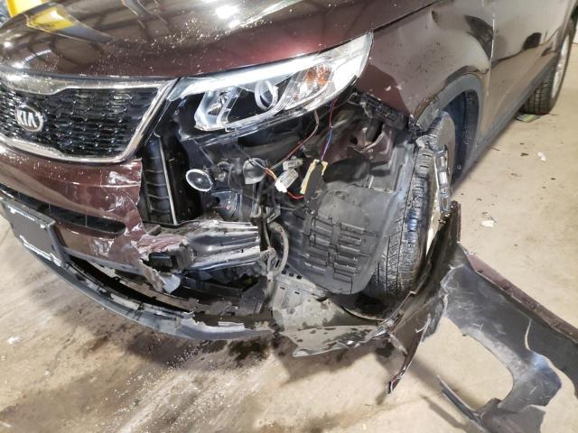 Photo 9 from auction – 2015 KIA SORENTO LX with VIN 5XYKT3A60FG589218