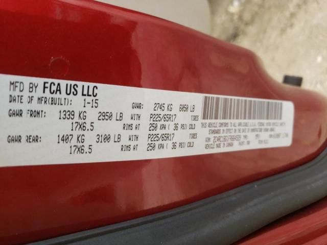 Photo 10 from auction – 2015 CHRYSLER TOWN & COU with VIN 2C4RC1BG1FR664529