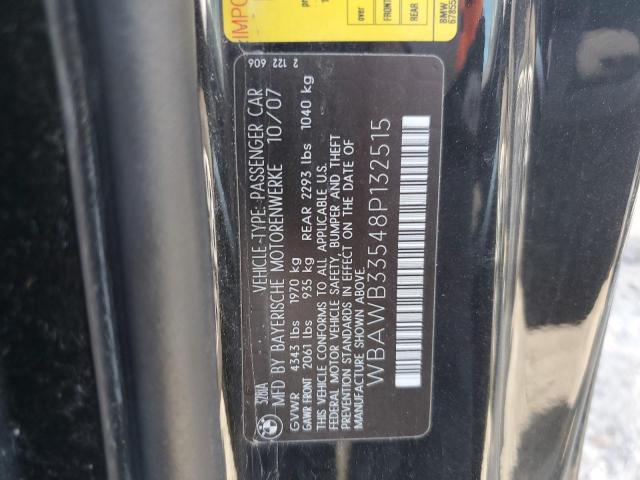 Photo 10 from auction – 2008 BMW 328 I with VIN WBAWB33548P132515