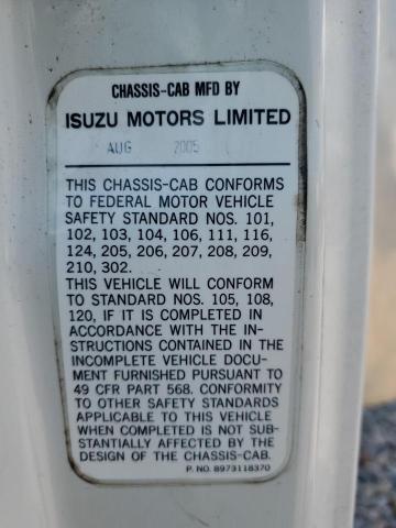 Photo 10 from auction – 2006 ISUZU NPR with VIN 4KLB4B1U96J800521