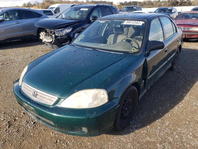 Photo 2 from auction – 2000 HONDA CIVIC BASE with VIN 2HGEJ6618YH538864