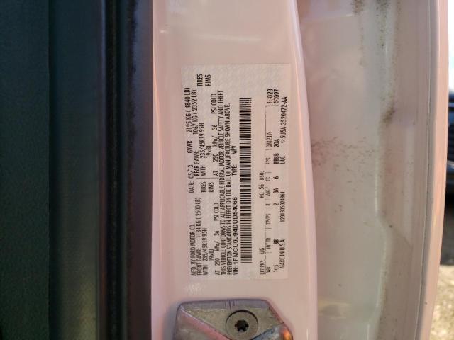 Photo 10 from auction – 2013 FORD ESCAPE TIT with VIN 1FMCU9J94DUD54066