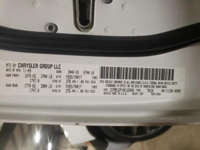 Photo 10 from auction – 2010 DODGE RAM 1500 with VIN 1D7RB1GP1AS122050