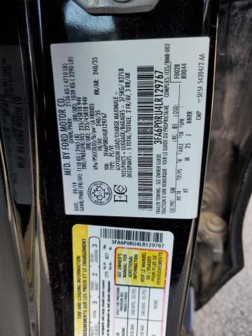Photo 10 from auction – 2020 FORD FUSION TIT with VIN 3FA6P0RU4LR129767
