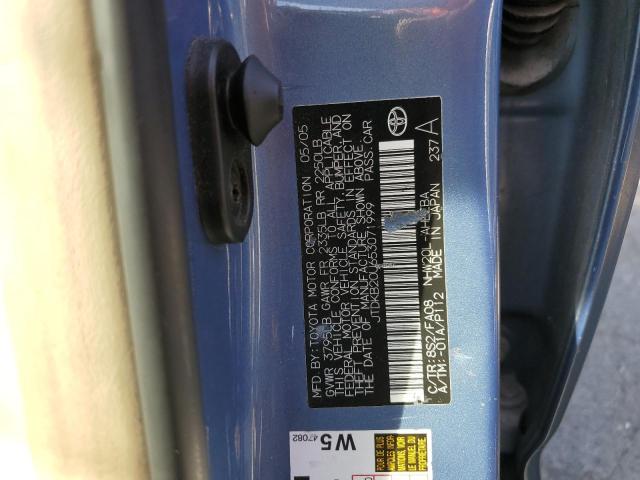 Photo 10 from auction – 2005 TOYOTA PRIUS with VIN JTDKB20U653071999