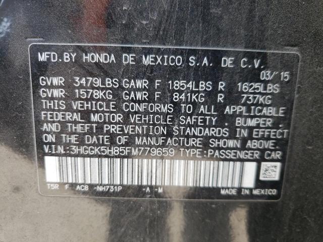 Photo 10 from auction – 2015 HONDA FIT EX with VIN 3HGGK5H85FM779659