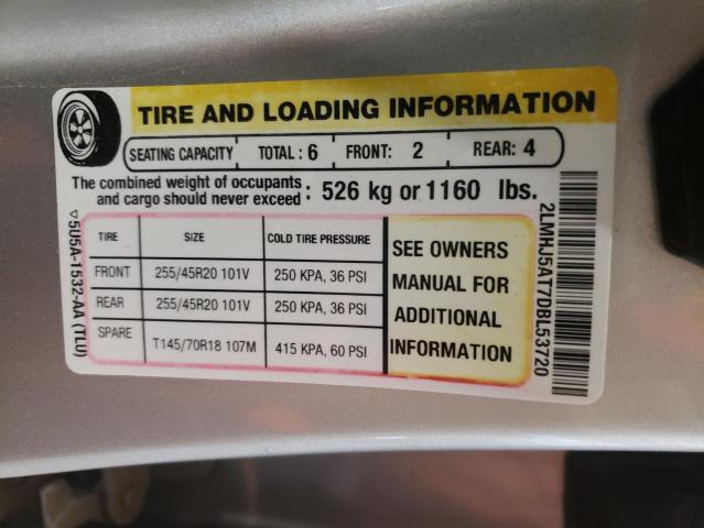 Photo 10 from auction – 2013 LINCOLN MKT with VIN 2LMHJ5AT7DBL53720