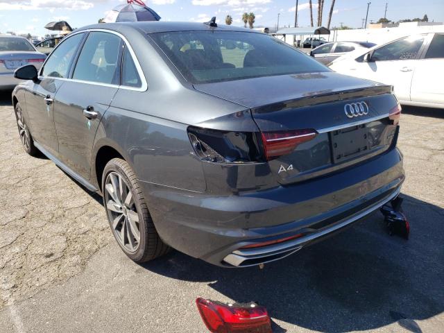 Photo 3 from auction – 2022 AUDI A4 PREMIUM with VIN WAUBBAF49NN001111