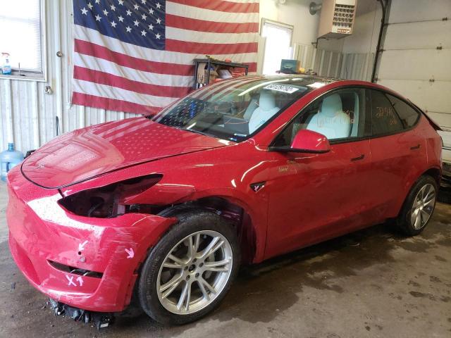 Photo 2 from auction – 2021 TESLA MODEL Y with VIN 5YJYGDEE2MF130685