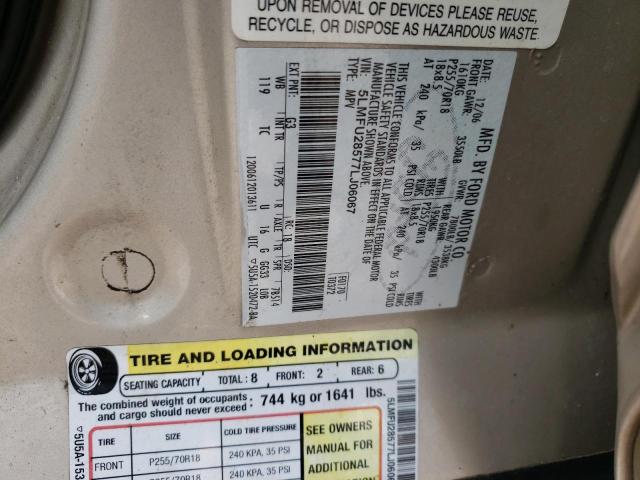 Photo 10 from auction – 2007 LINCOLN NAVIGATOR with VIN 5LMFU28577LJ06067