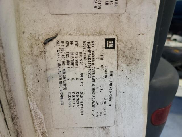 Photo 10 from auction – 2001 BUICK LESABRE CU with VIN 1G4HP54K414216253