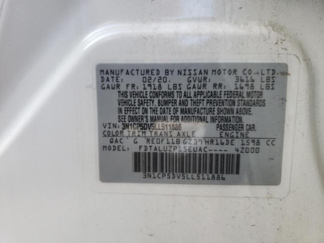 Photo 10 from auction – 2020 NISSAN KICKS SR with VIN 3N1CP5DV5LL511886