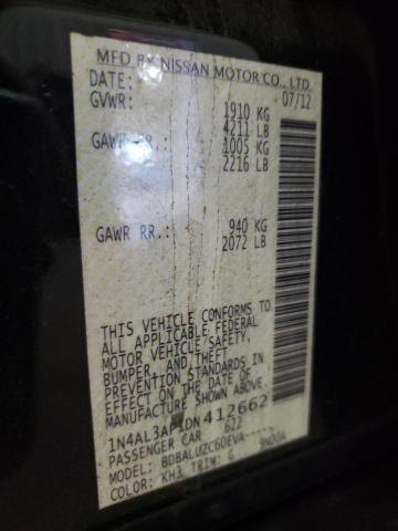 Photo 10 from auction – 2013 NISSAN ALTIMA 2.5 with VIN 1N4AL3AP1DN412662