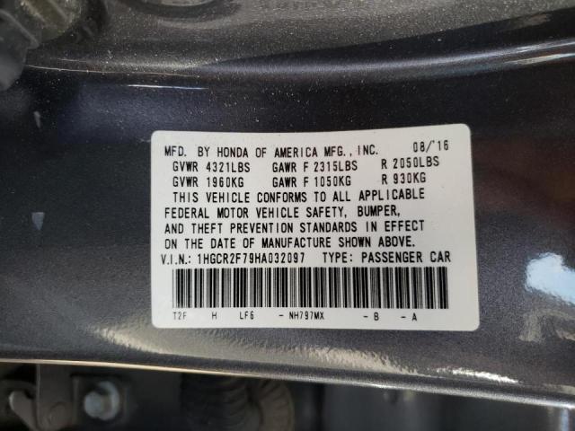 Photo 10 from auction – 2017 HONDA ACCORD EX with VIN 1HGCR2F79HA032097