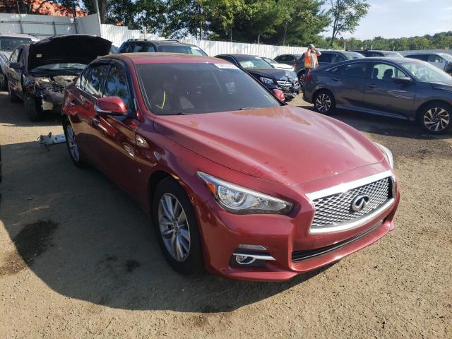 INFINITI Q50 2014 with VIN JN1BV7AR6EM704741 - Photo from auction