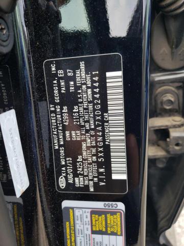 Photo 10 from auction – 2013 KIA OPTIMA EX with VIN 5XXGN4A7XDG244441