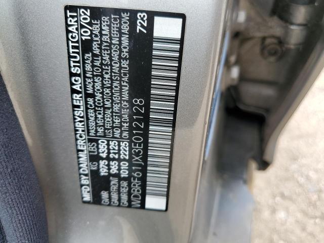 Photo 10 from auction – 2003 MERCEDES-BENZ C-CLASS with VIN WDBRF61JX3E012128