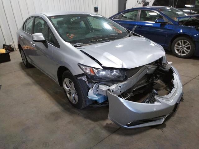 HONDA CIVIC LX 2013 with VIN 19XFB2F59DE049634 - Photo from auction