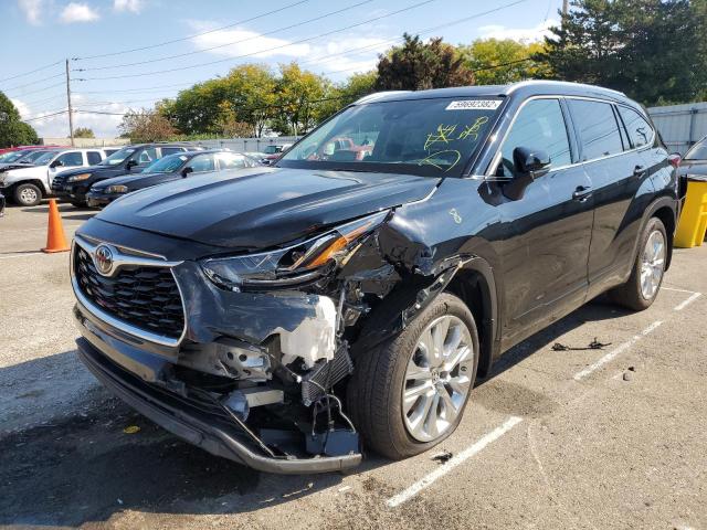 Photo 2 from auction – 2021 TOYOTA HIGHLANDER with VIN 5TDDZRBH5MS093809