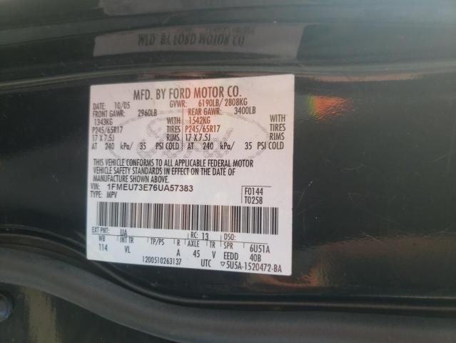 Photo 10 from auction – 2006 FORD EXPLORER X with VIN 1FMEU73E76UA57383