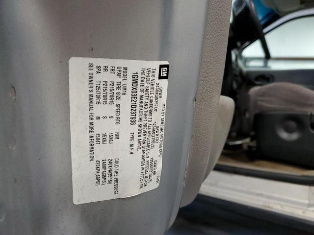 Photo 10 from auction – 2001 PONTIAC MONTANA with VIN 1GMDX03E21D237938