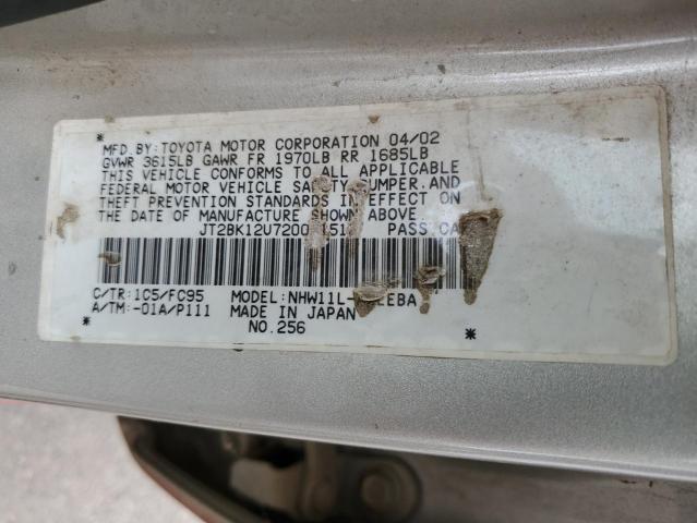Photo 10 from auction – 2002 TOYOTA PRIUS with VIN JT2BK12U720061513