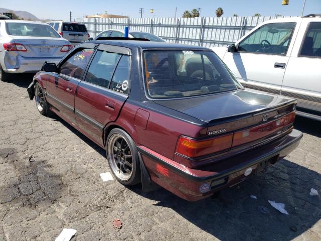 Photo 3 from auction – 1990 HONDA CIVIC EX with VIN 1HGED4569LA062902