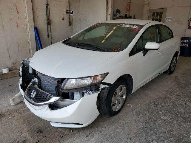 Photo 2 from auction – 2015 HONDA CIVIC LX with VIN 19XFB2F5XFE108998