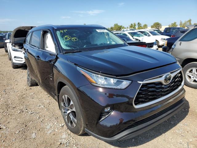 TOYOTA HIGHLANDER 2020 with VIN 5TDGZRBH2LS016813 - Photo from auction