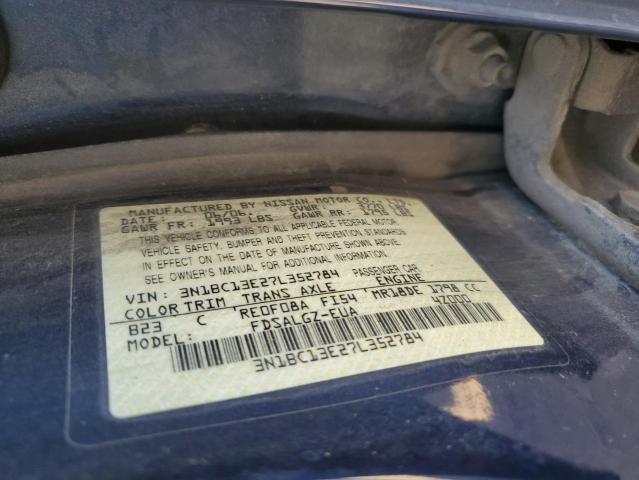 Photo 10 from auction – 2007 NISSAN VERSA S with VIN 3N1BC13E27L352784