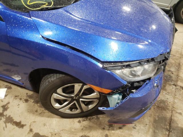 Photo 9 from auction – 2016 HONDA CIVIC LX with VIN 19XFC2F52GE245593