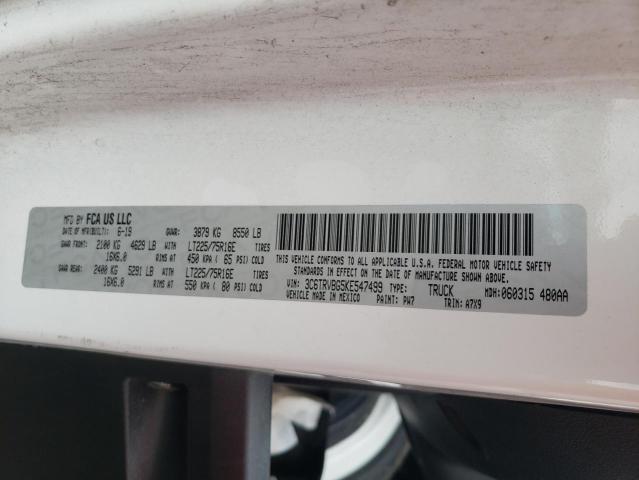 Photo 10 from auction – 2019 RAM PROMASTER with VIN 3C6TRVBG5KE547499