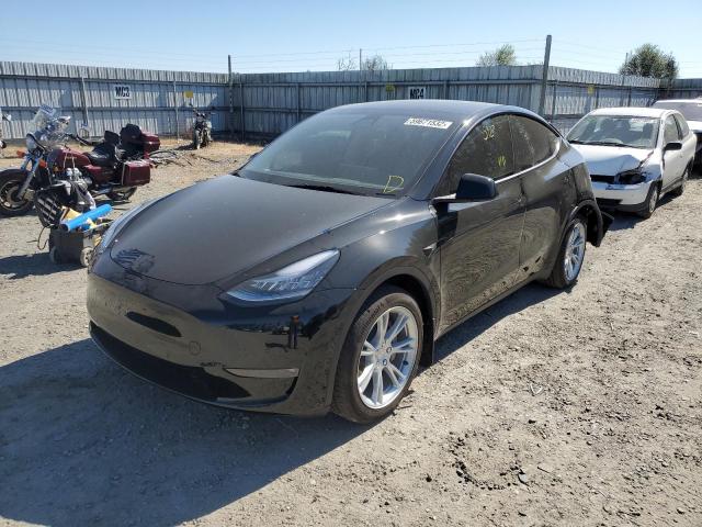 Photo 2 from auction – 2021 TESLA MODEL Y with VIN 5YJYGDEE6MF304516