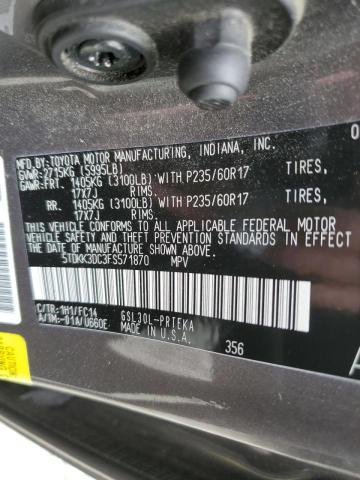Photo 10 from auction – 2015 TOYOTA SIENNA LE with VIN 5TDKK3DC3FS571870