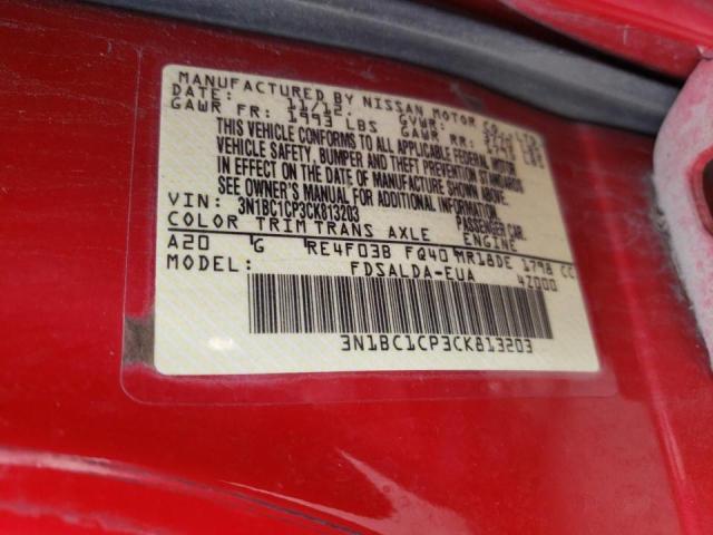 Photo 10 from auction – 2012 NISSAN VERSA S with VIN 3N1BC1CP3CK813203