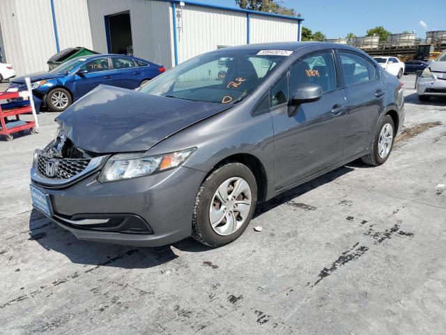 Photo 2 from auction – 2013 HONDA CIVIC LX with VIN 19XFB2F58DE242065