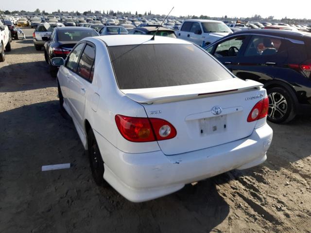 Photo 3 from auction – 2003 TOYOTA COROLLA CE with VIN 1NXBR32E63Z098338